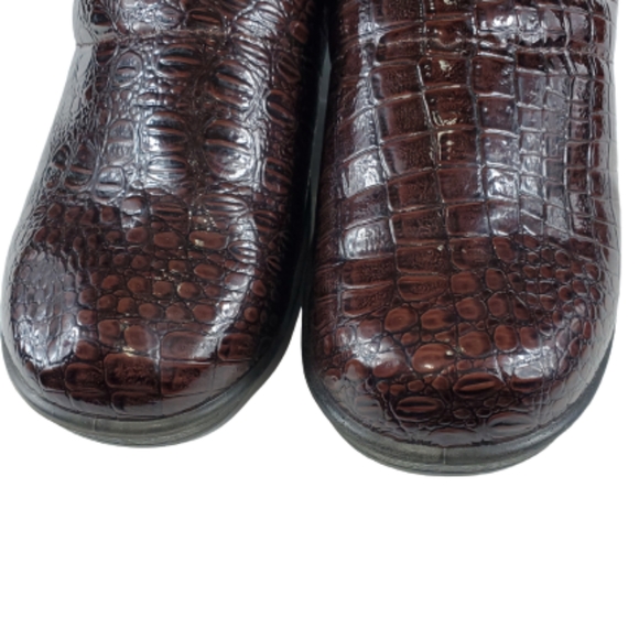 Duck Head Becky Nursing Mule/Clogs,Loafers,Slip on,Faux Alligator - Picture 6 of 7